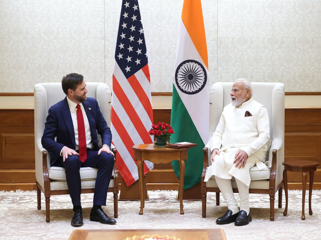 “Great leader”: US VP Vance lauds PM Modi during his India visit