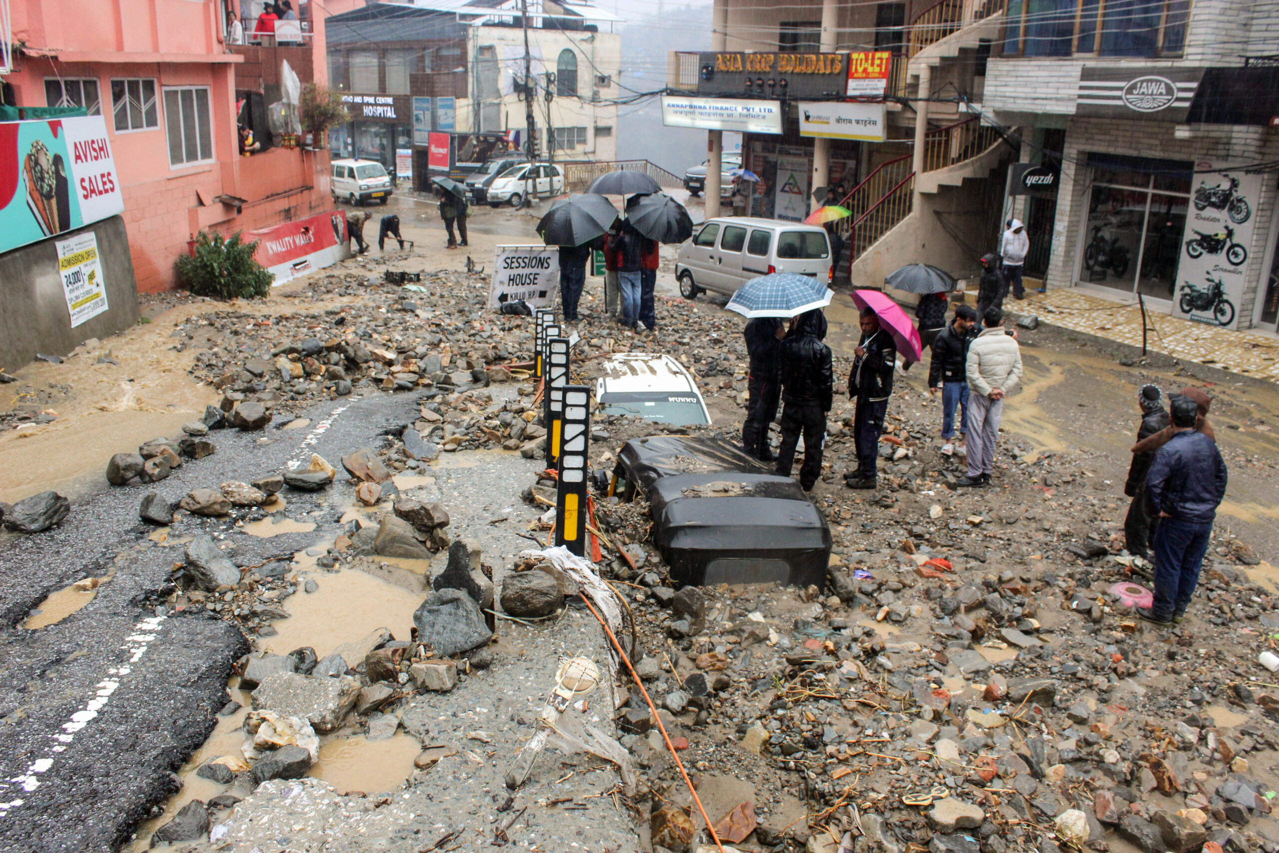 Rain havoc in Himachal: Losses mount to Rs 739 crore, 175 roads still blocked