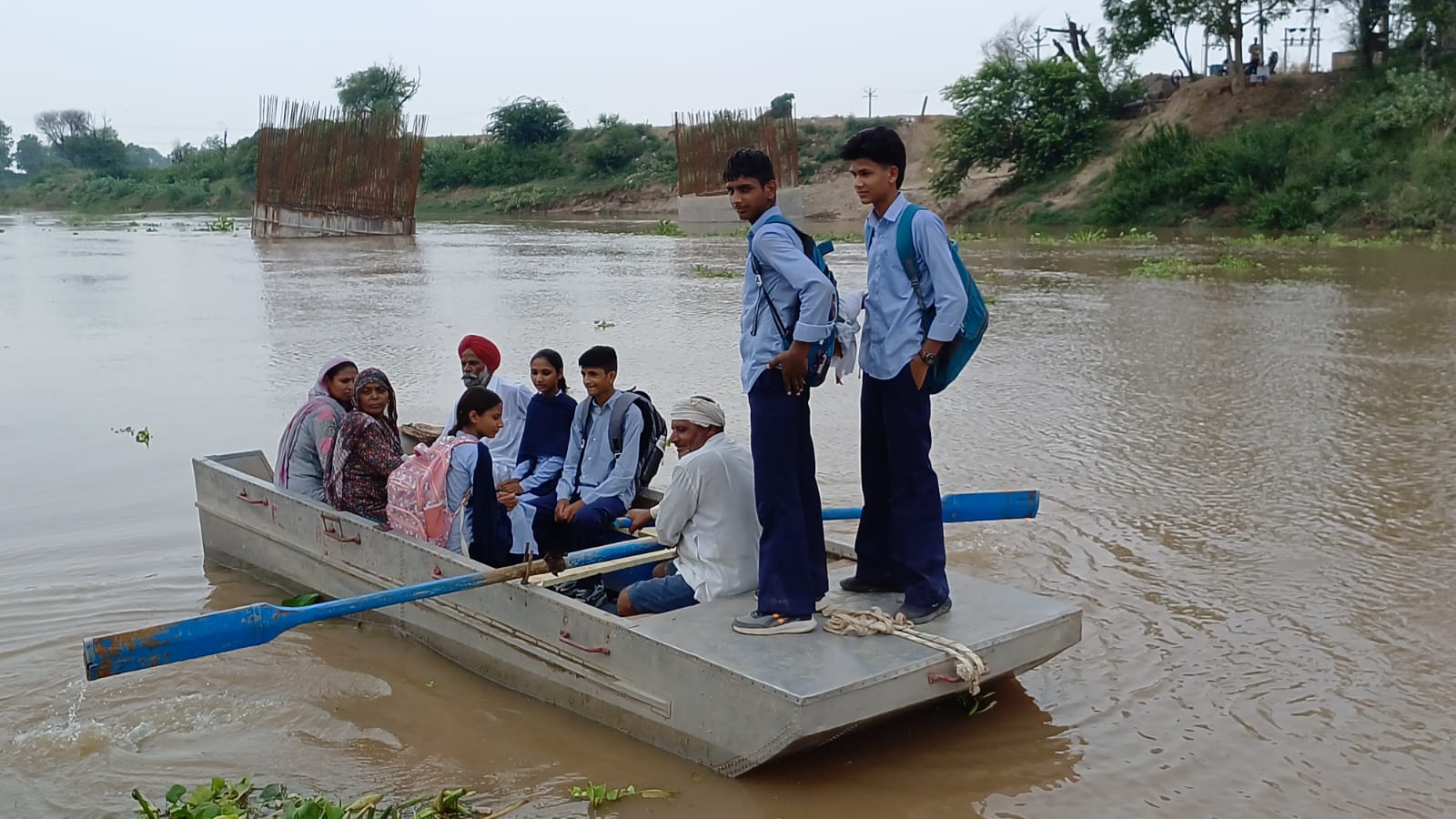 Ghaggar's Broken Promise: Haryana Village Cut Off by Stalled Bridge Project