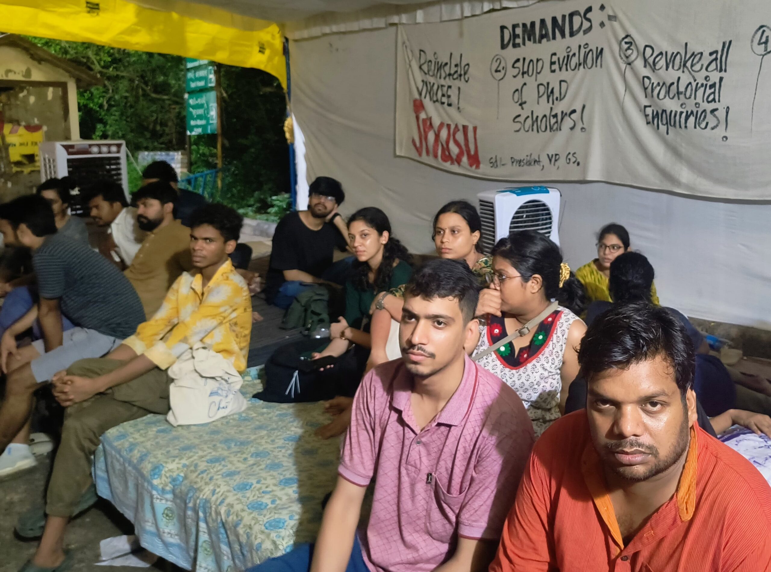 JNU students’ hunger strike over hostel evictions, admissions enters Day 11