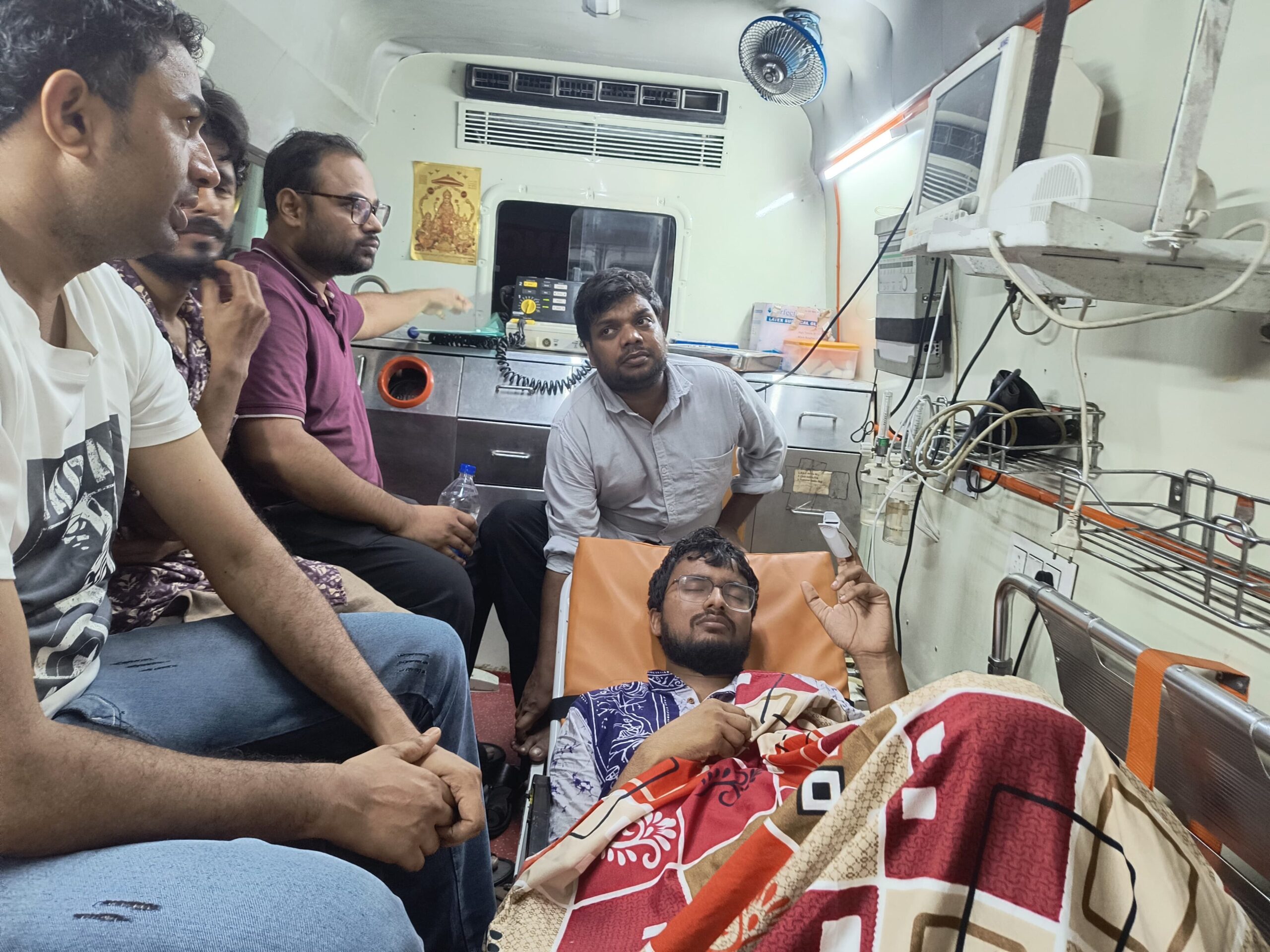 JNUSU president hospitalised amid ongoing hunger strike
