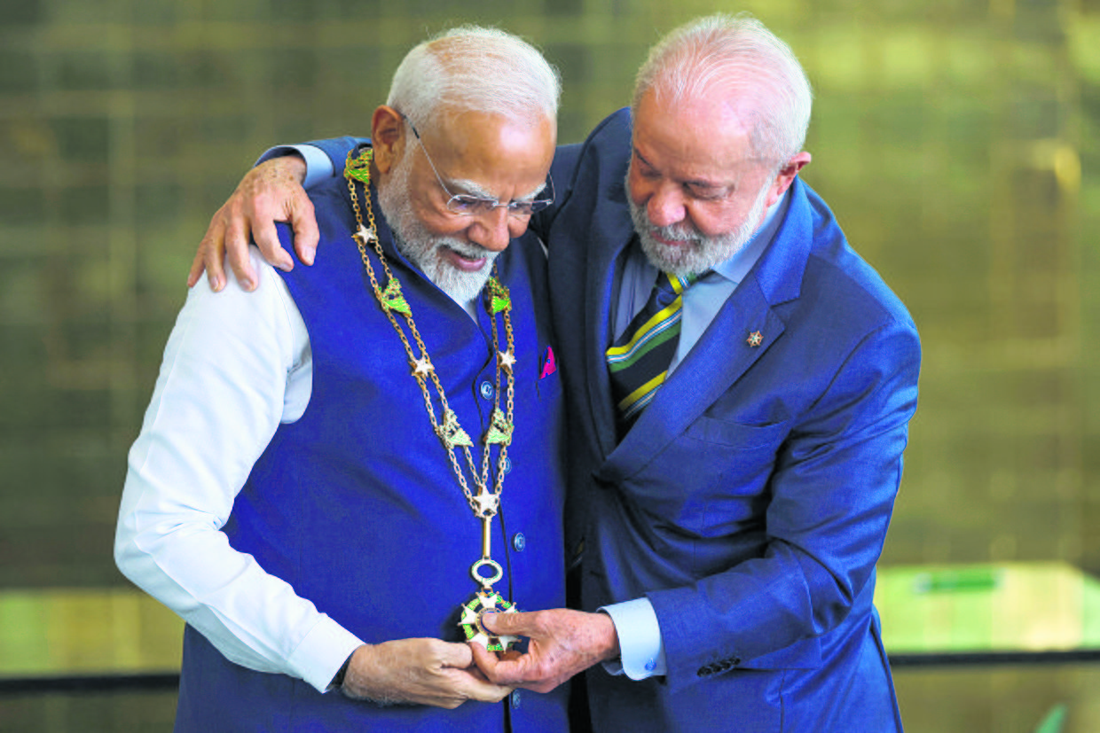 Brazil’s highest honour  ‘Grand Collar’ for Modi