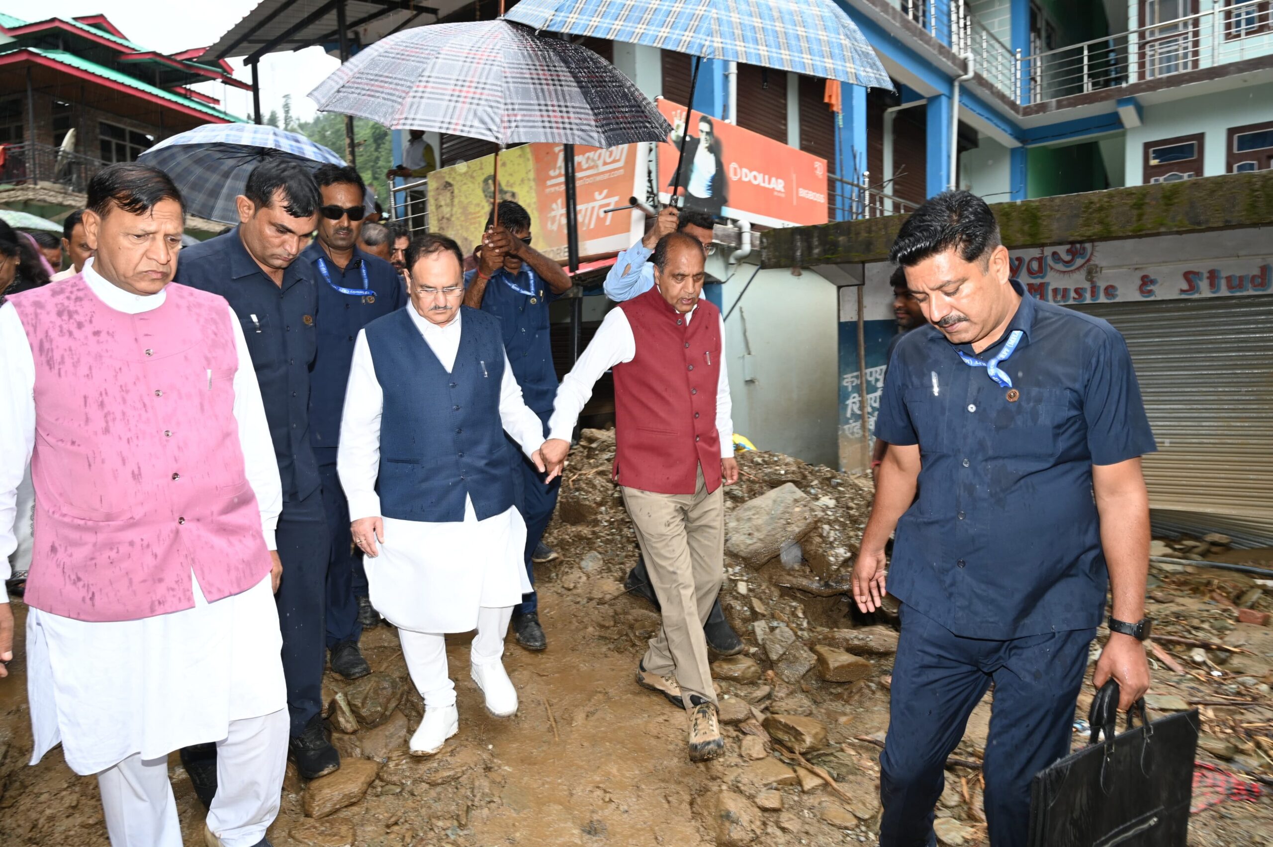 Nadda Assures Himachal Flood Victims: Aid, Relief, and a Promise to Rebuild