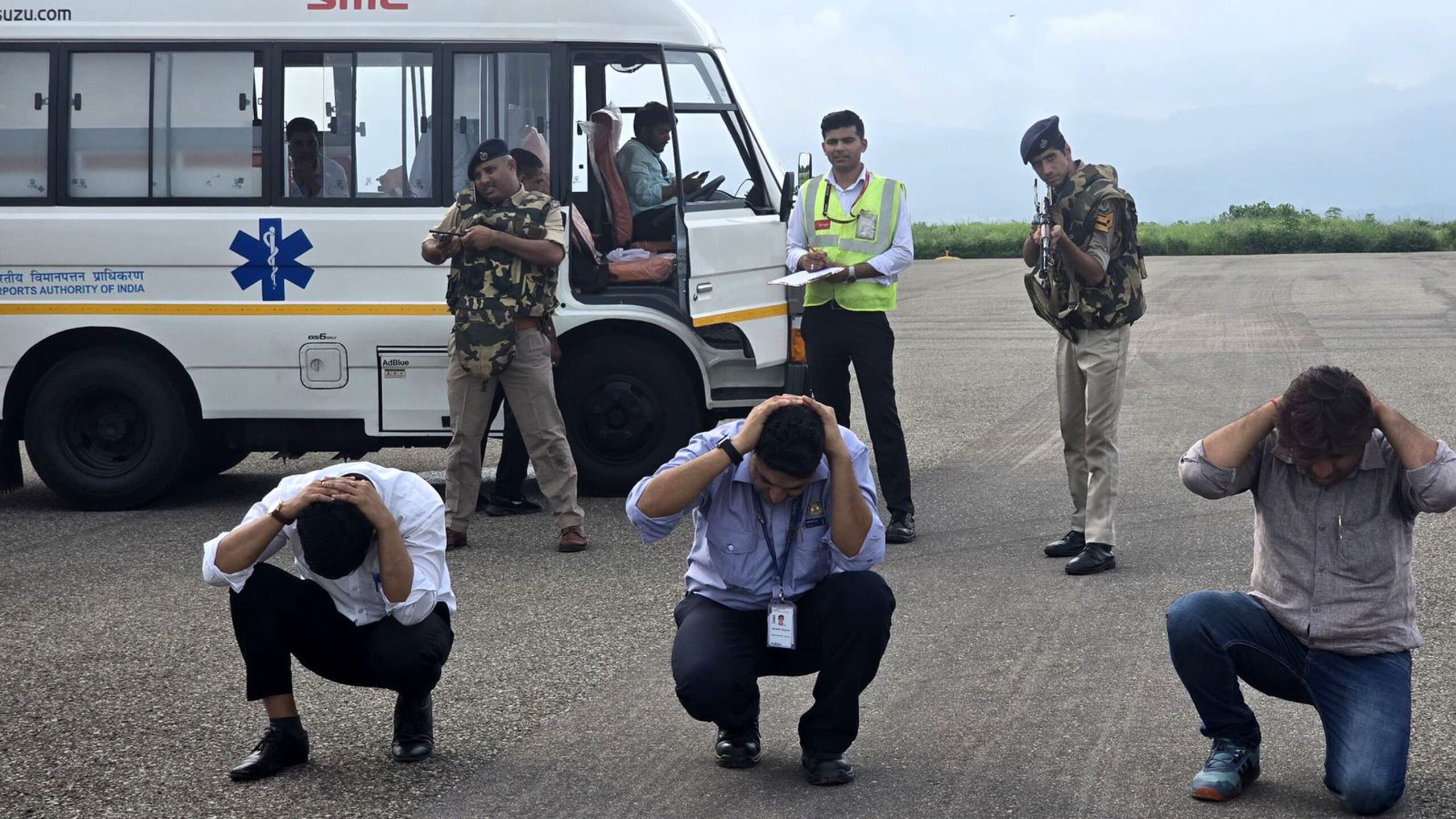 Kangra Airport Aces Anti-Hijack Drill:  A Seamless Show of Security