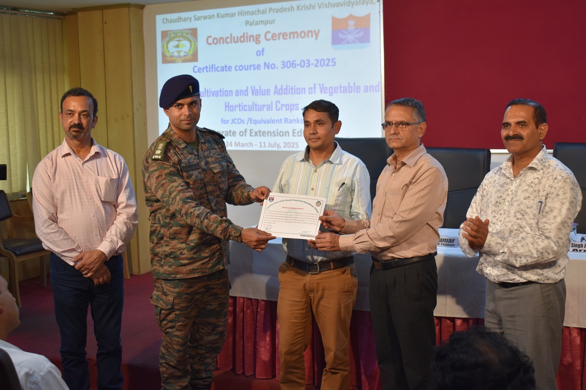 IAF Personnel Ready for Agri-Takeoff After Palampur Training
