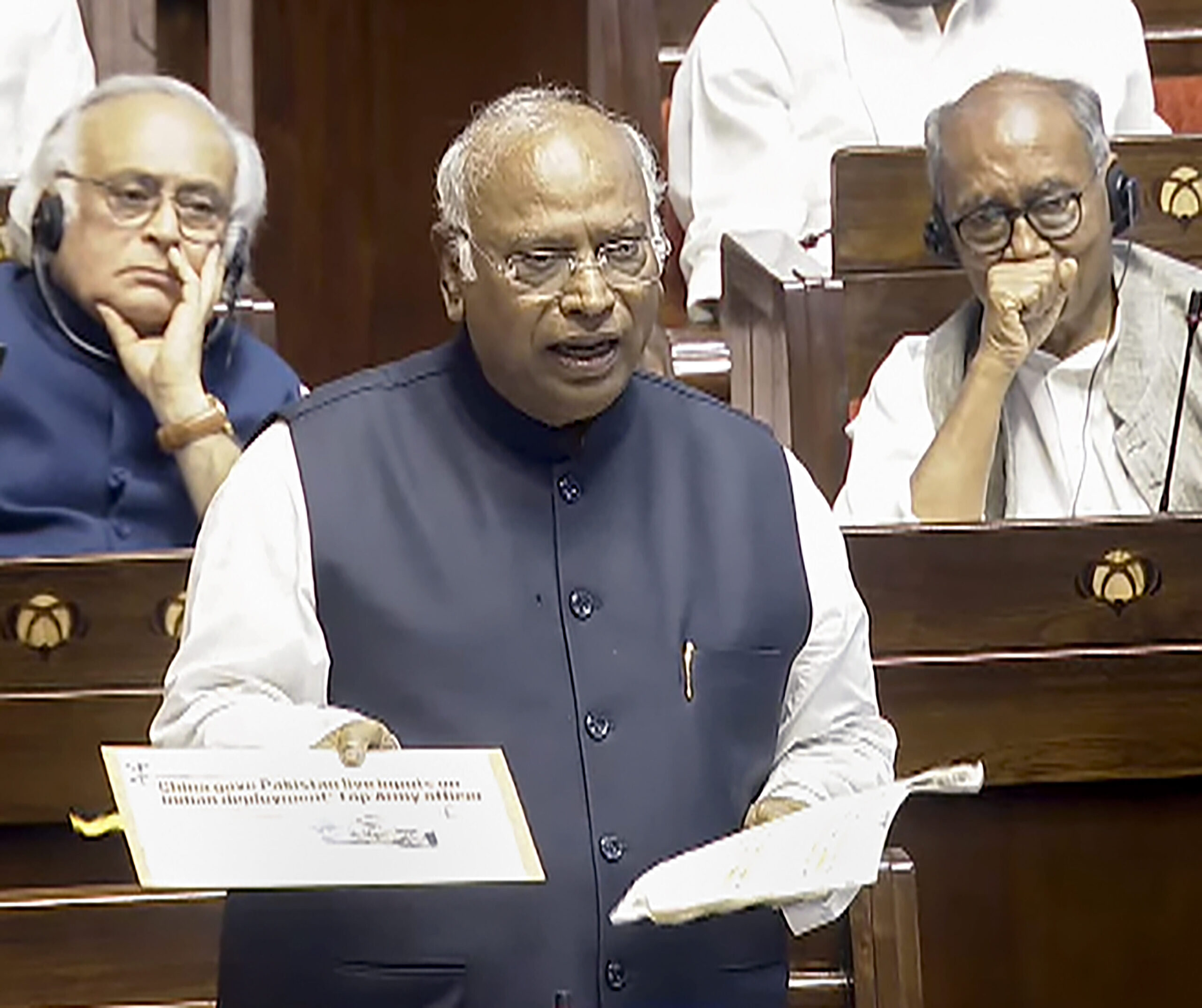 Shah must take responsibility for ‘security lapse’ at Pahalgam: Kharge in RS