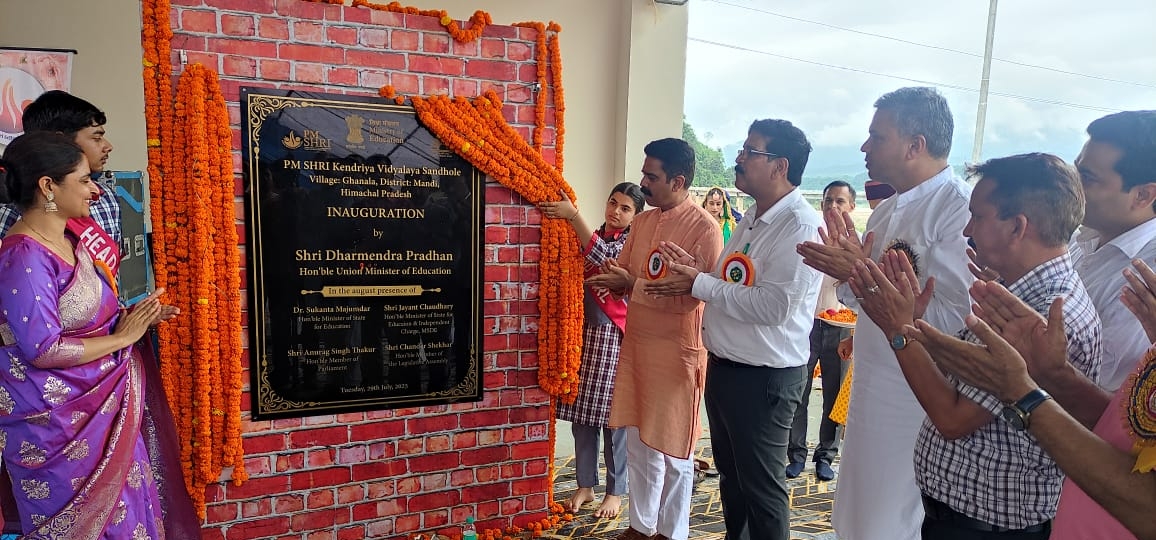 Pradhan Inaugurates Model School in Himachal, Underscores NEP Vision