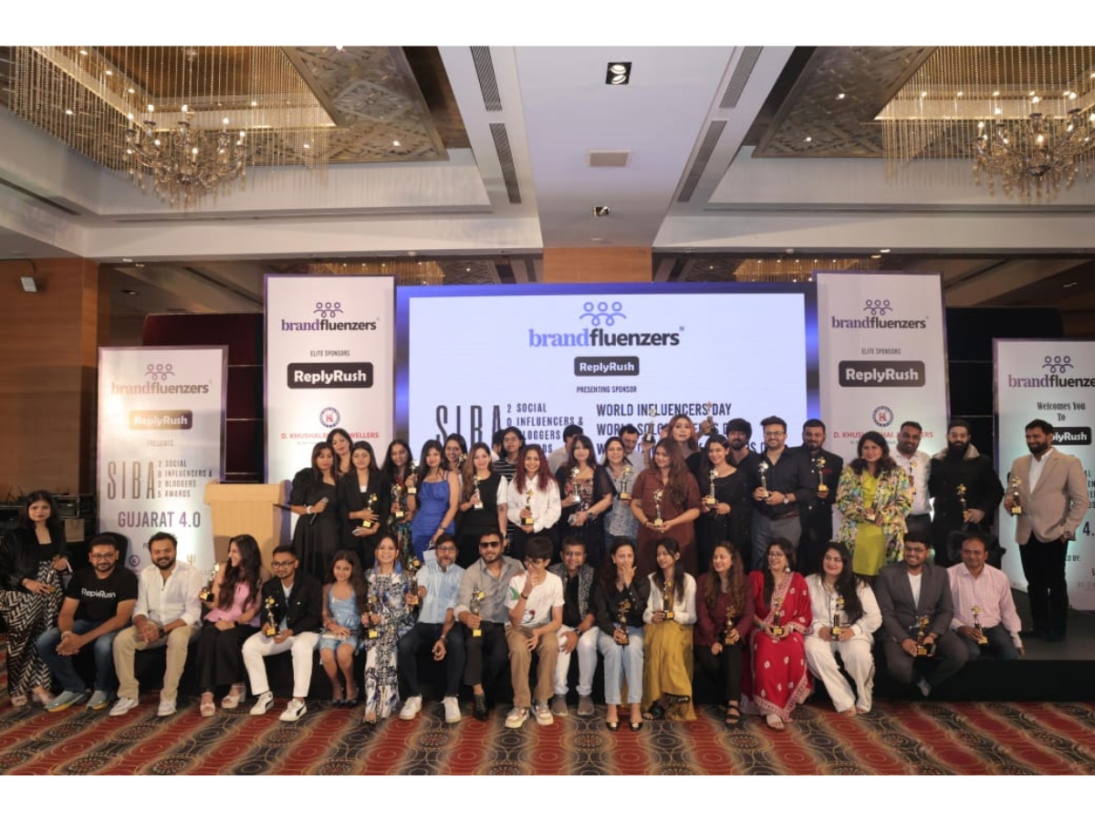 Surat Celebrates Digital Titans: SIBA Awards Shine on World Influencers Day