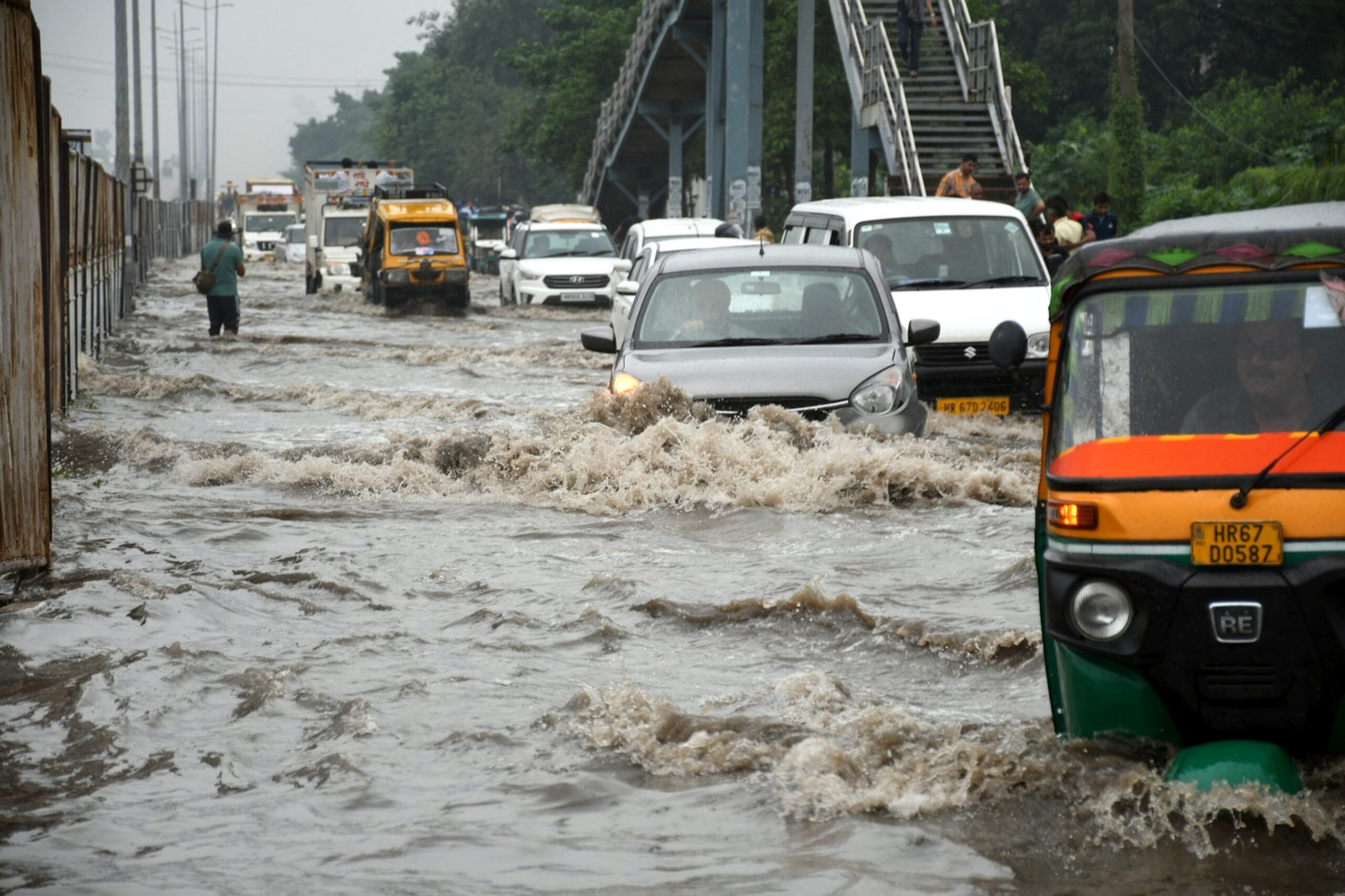 Downpour washes away civic body’s claims of cleaning drains in Panipat