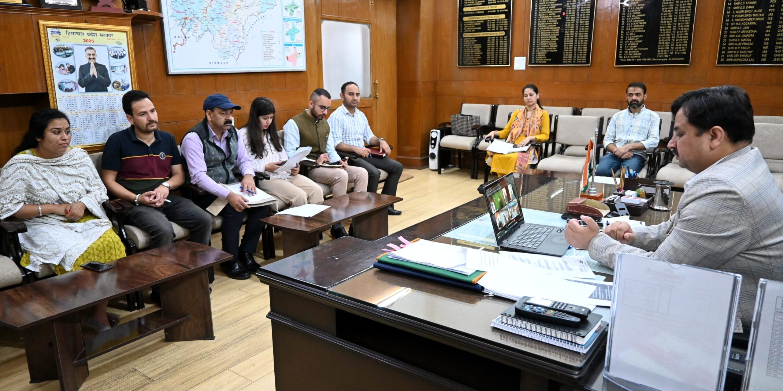 Shimla DC's Tech Check:  Panchayat Development Under the Scanner
