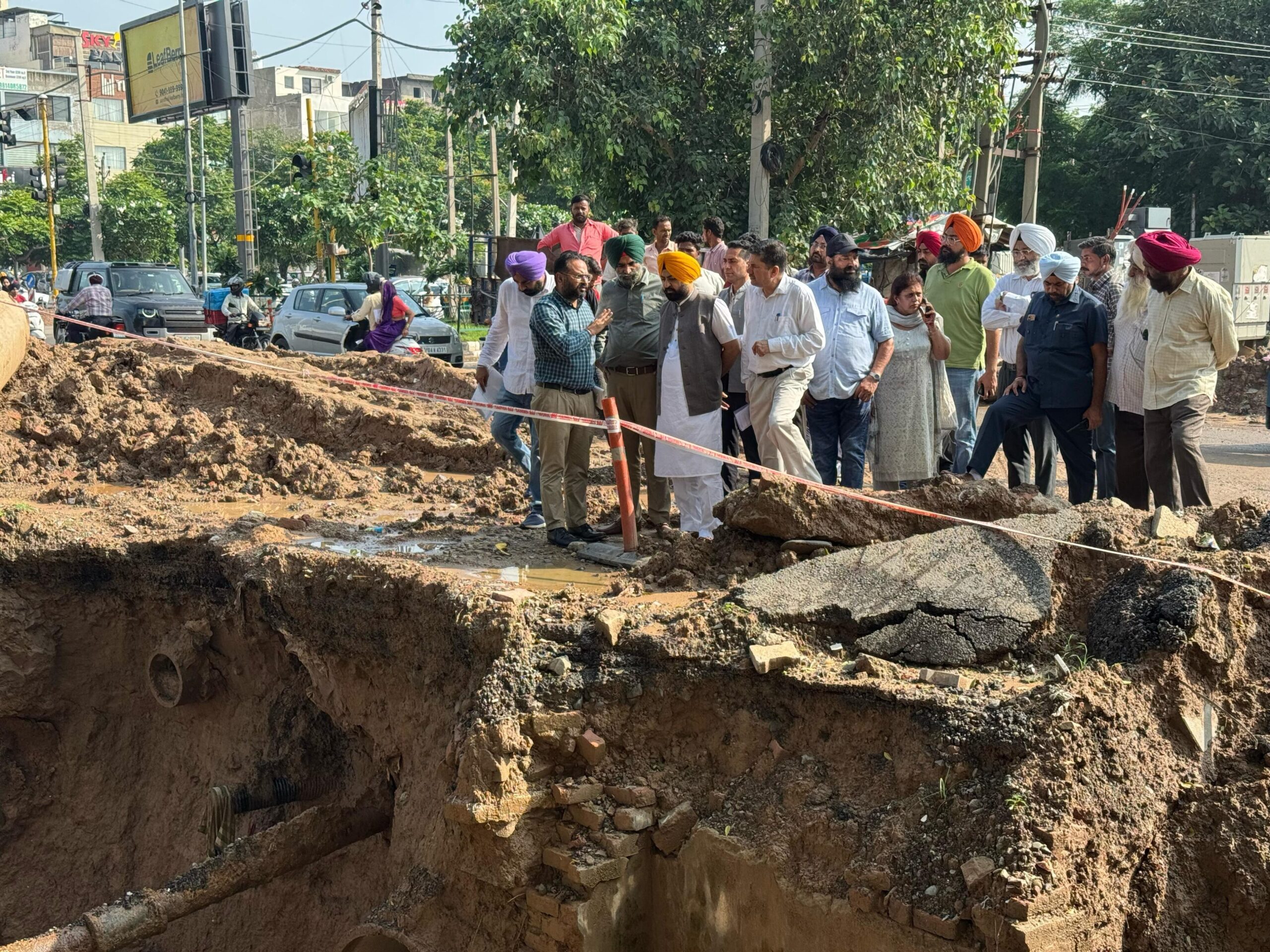 45-Day Deadline for Mohali Stormwater Drain: Minister's Inspection Spurs Action