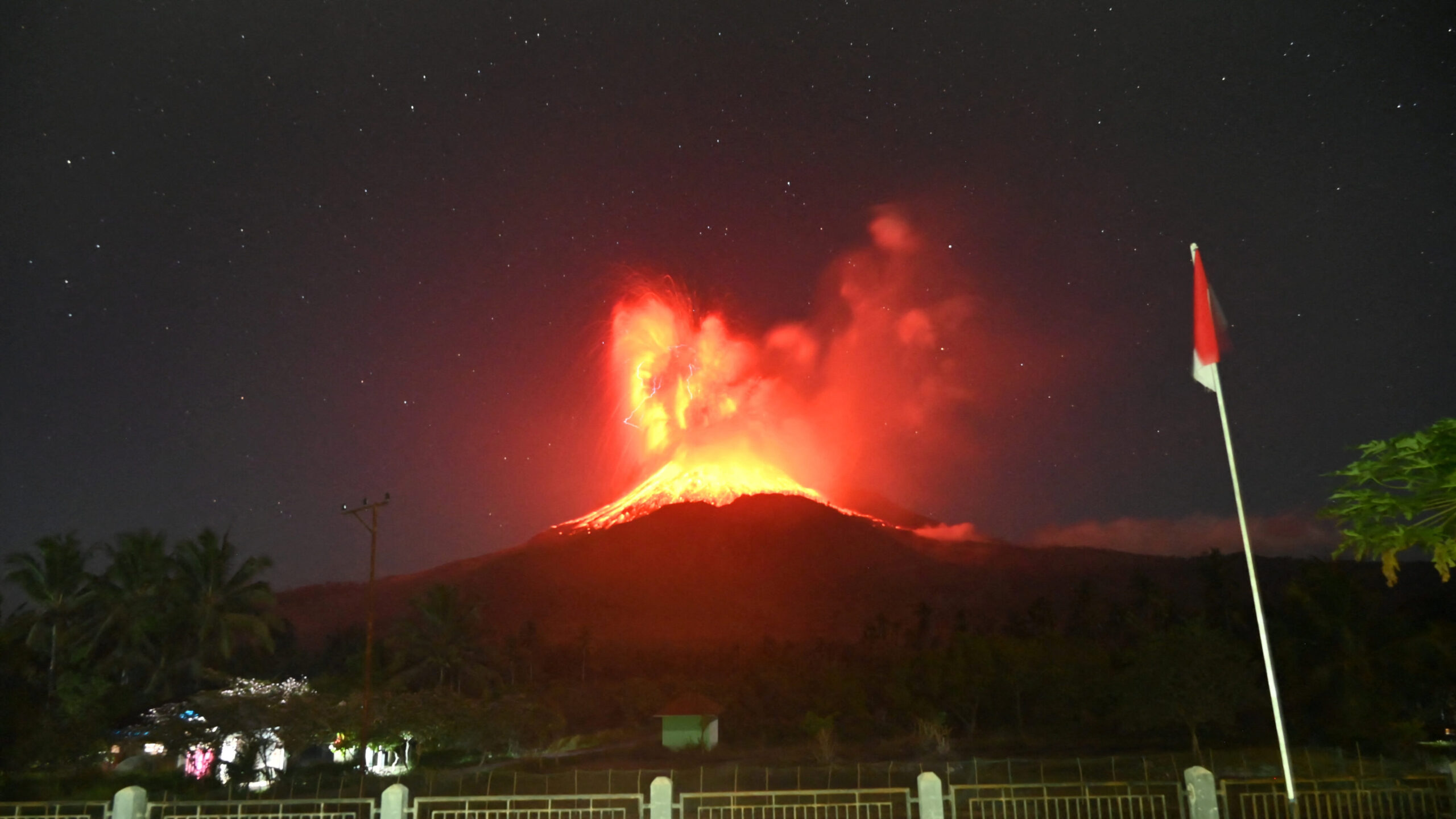 Indonesia’s Mount Lewotobi Laki Laki erupts again, spewing giant ash plumes miles away
