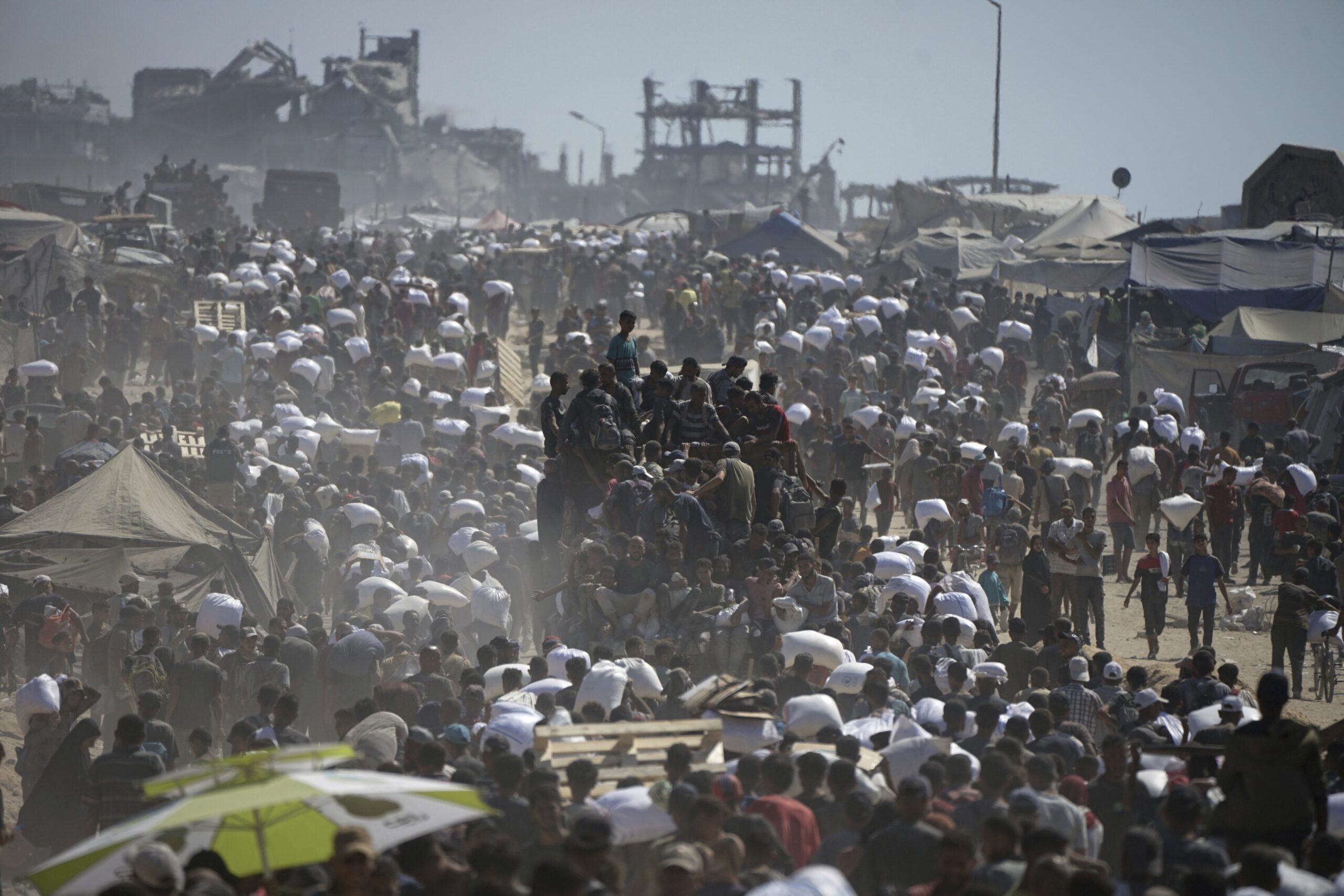 18 Gaza aid-seekers killed in Israeli fire as US special envoy meets hostages’ families