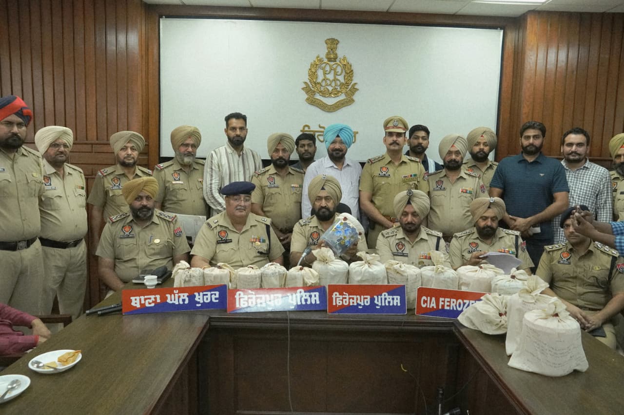Another major heroin haul in Ferozepur, 3 nabbed