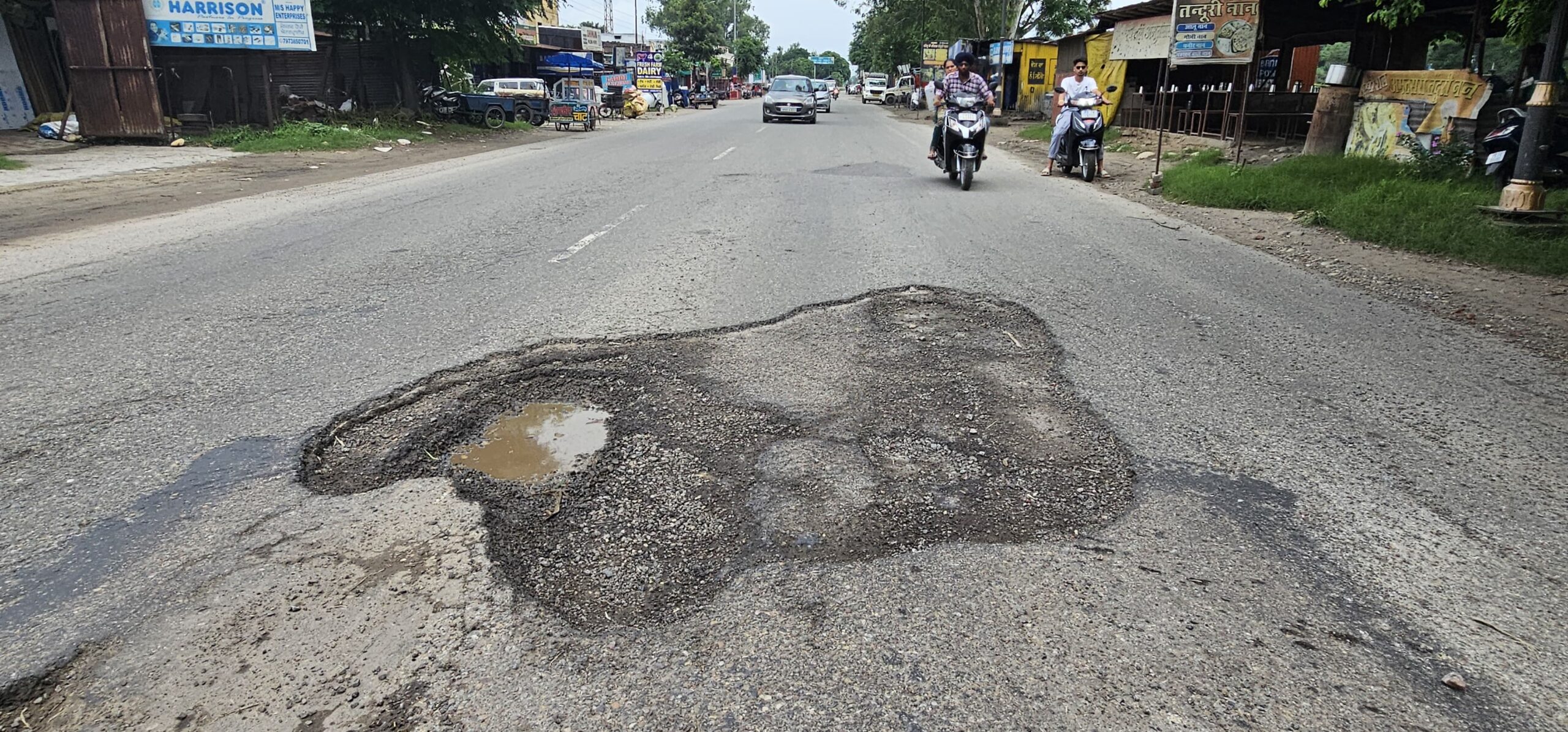 Pothole Peril: Kiratpur-Nangal Highway a Death Trap?