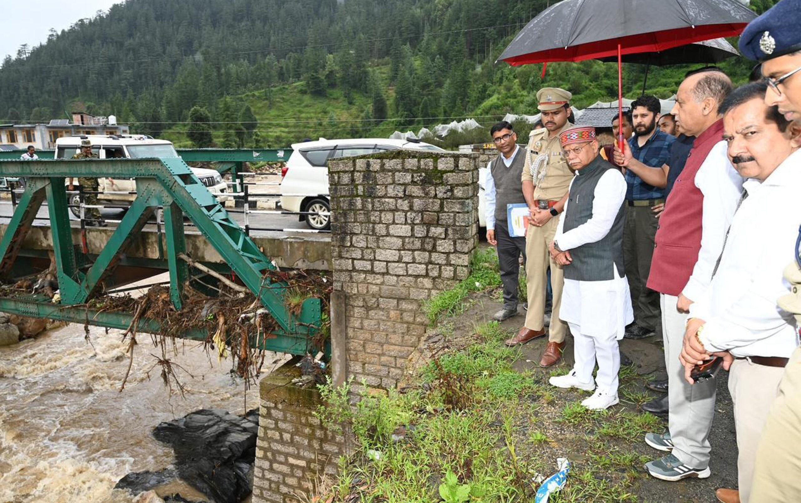 Mandi Floods: Governor Shukla Promises Aid, Opposition Raises Red Flag