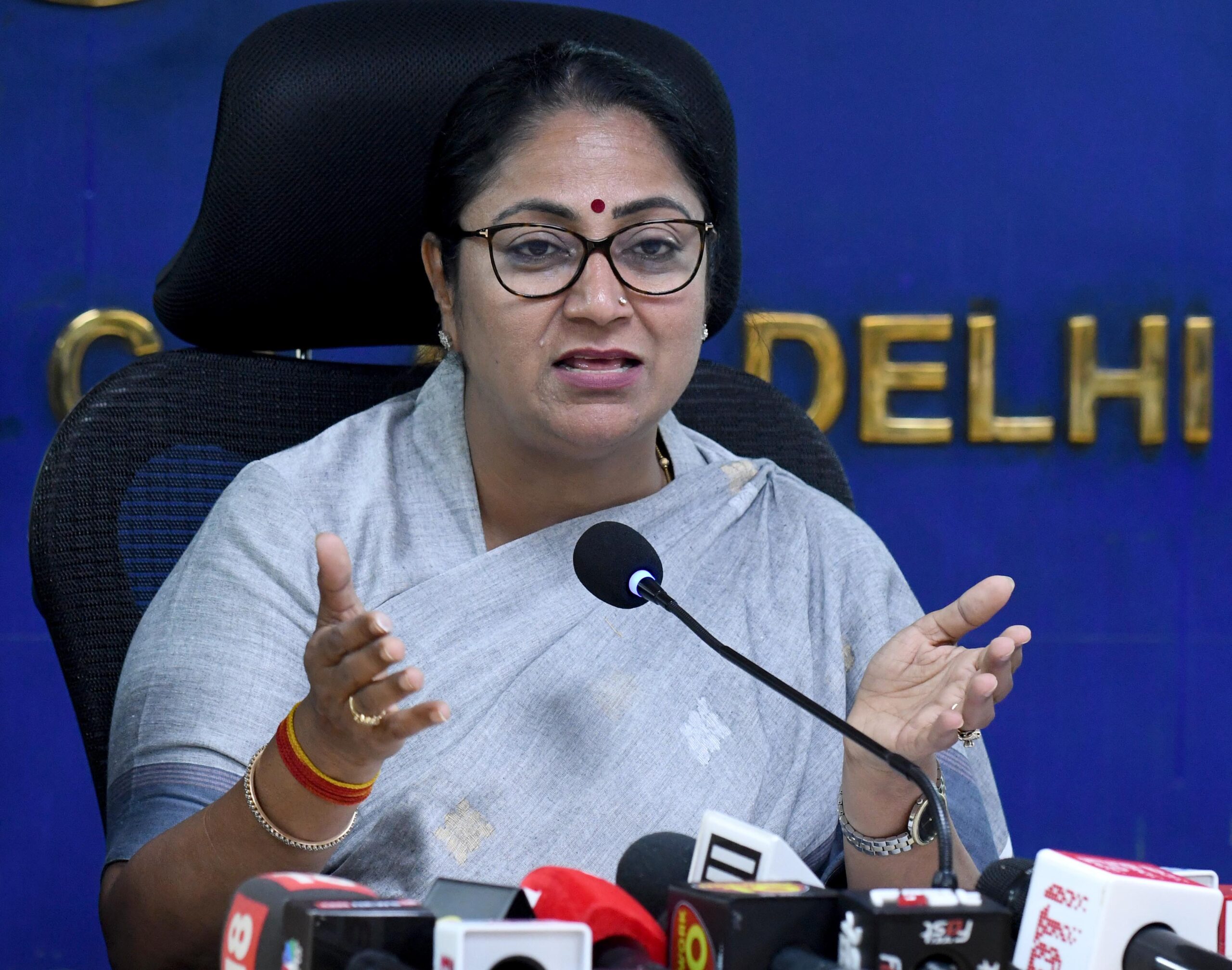Delhi CM Resumes Public Hearings Amidst Heightened Security