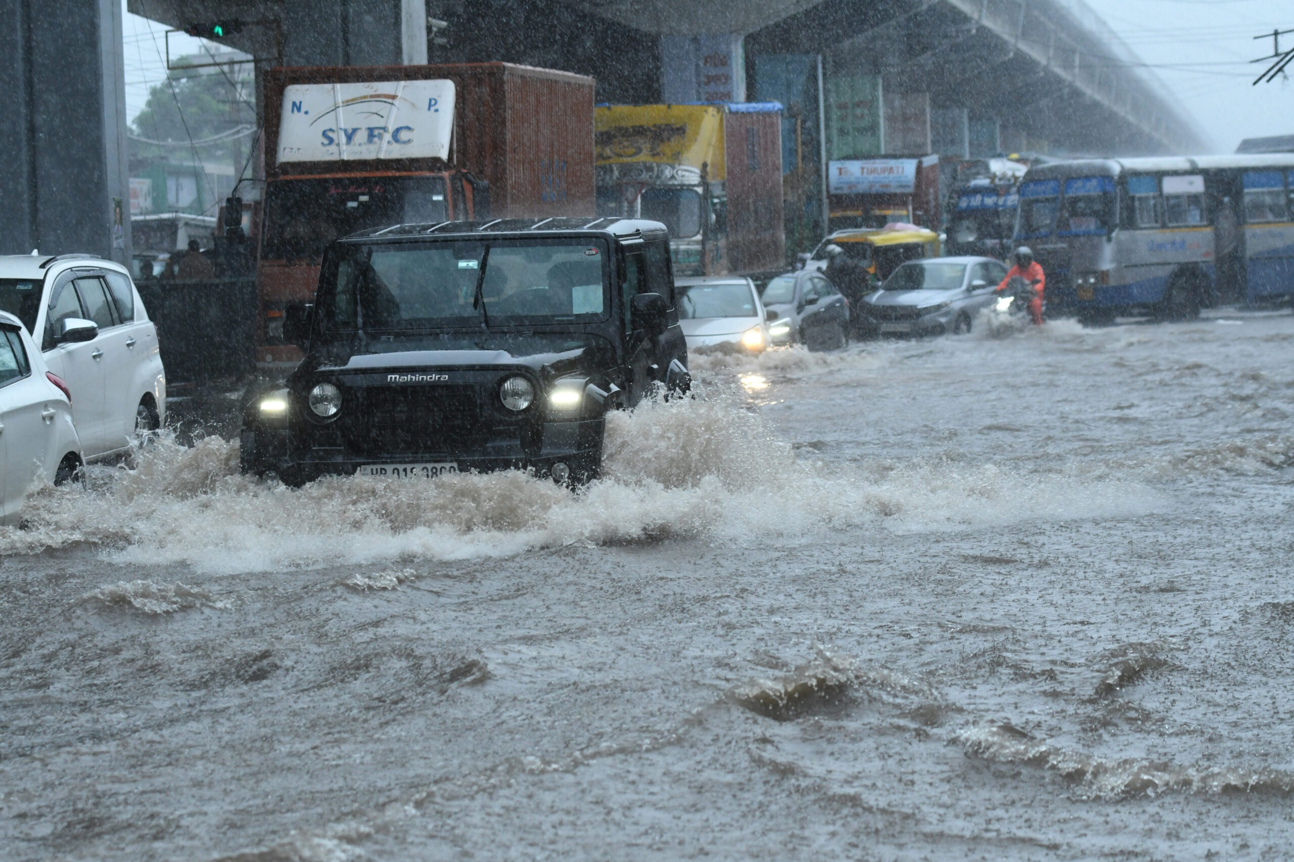 Region’s heaviest rainfall leaves Tricity afloat