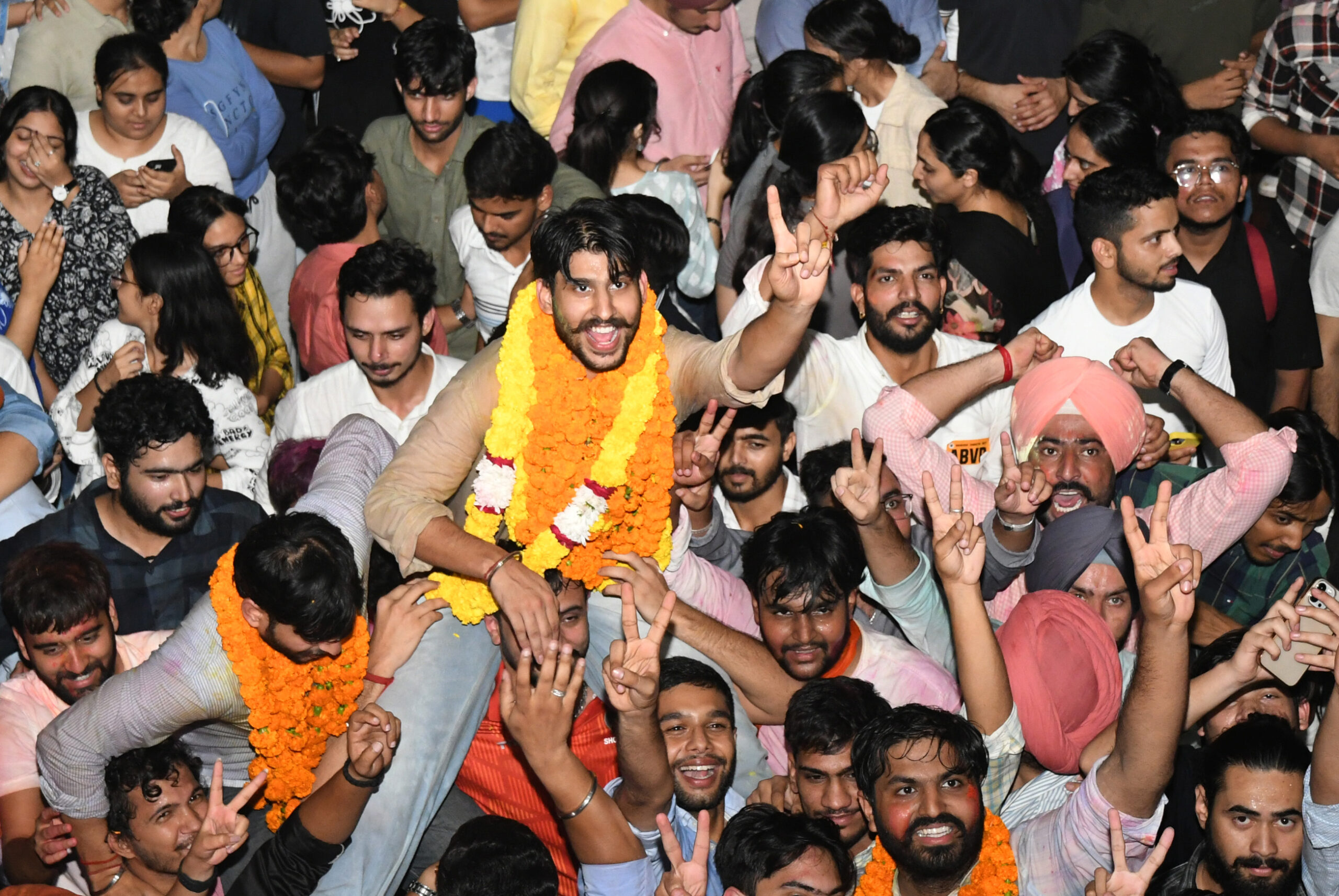 ABVP's Historic PUCSC Win: 48-Year Drought Ends Amidst Low Turnout