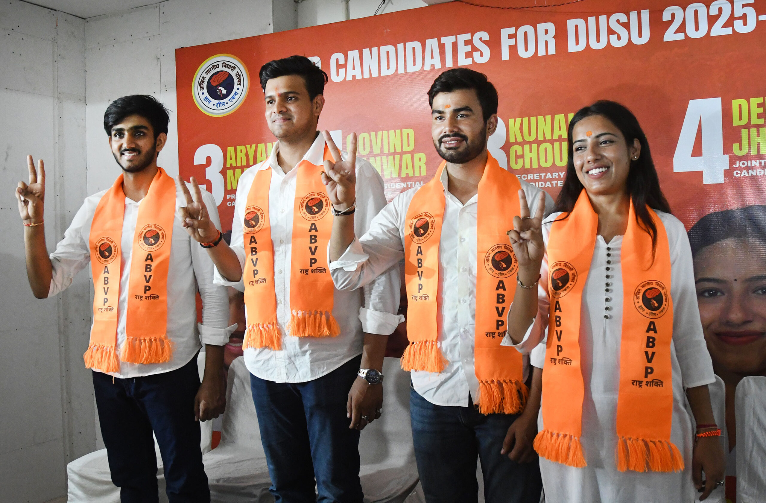 Battle lines drawn, 21 in fray for DU Students’ Union elections